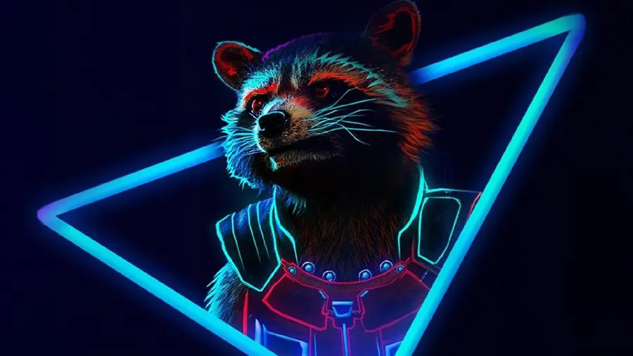Rocket Raccoon Character Picture or Guardian Raccoon