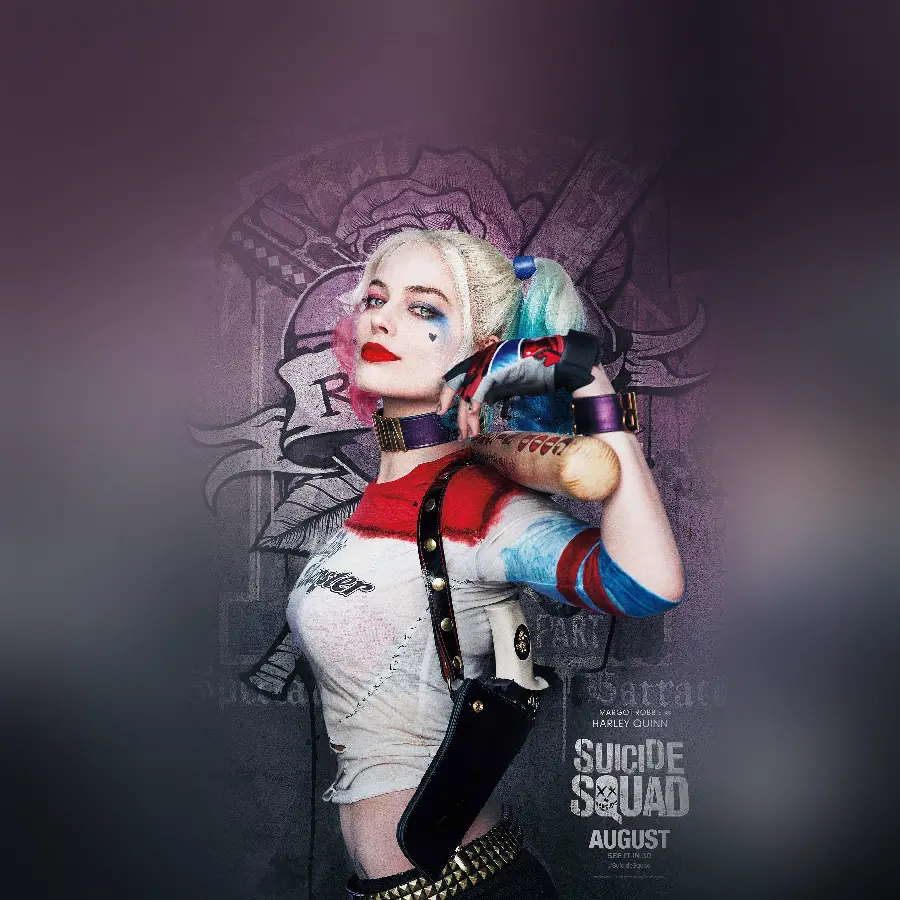 Margot Robbie as Harley Quinn