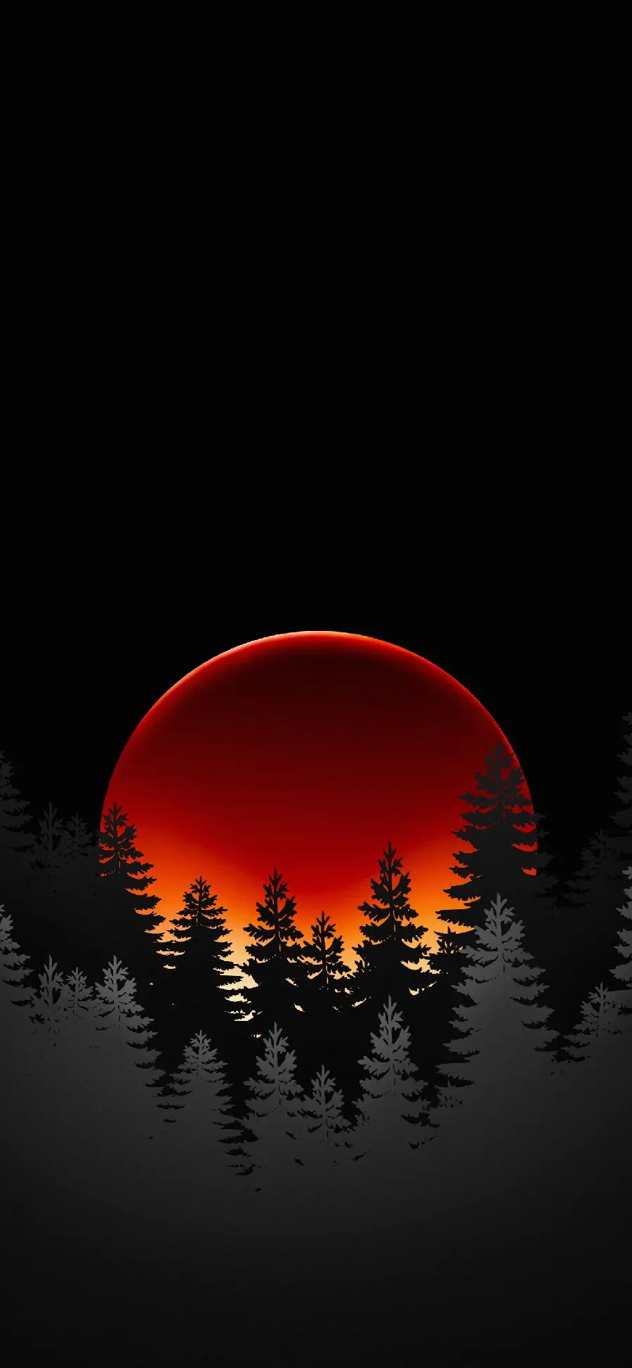 Dark themed wallpaper for phone
