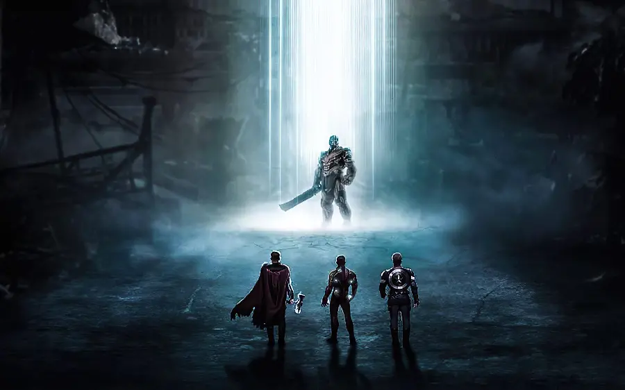 Cool Profile Photo of Iron Man and Thanos