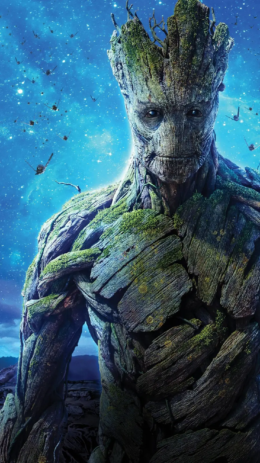 Groot strong and big mobile phone wallpaper