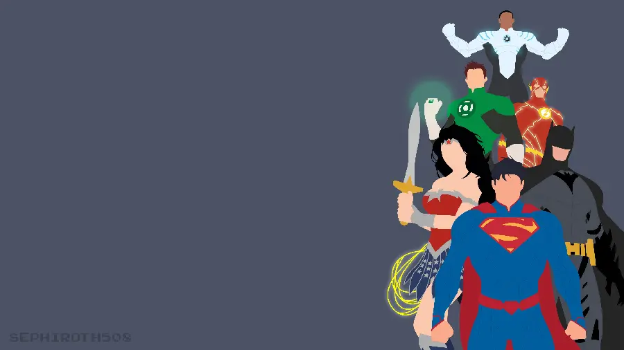 Minimalist Superman Wallpaper