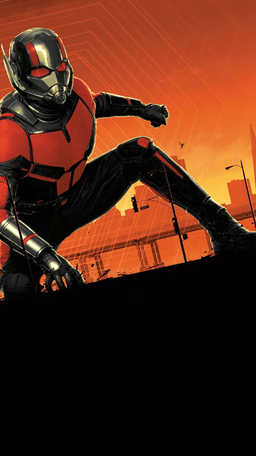 Ant-Man, the famous superhero of the Marvel universe for the iPhone
