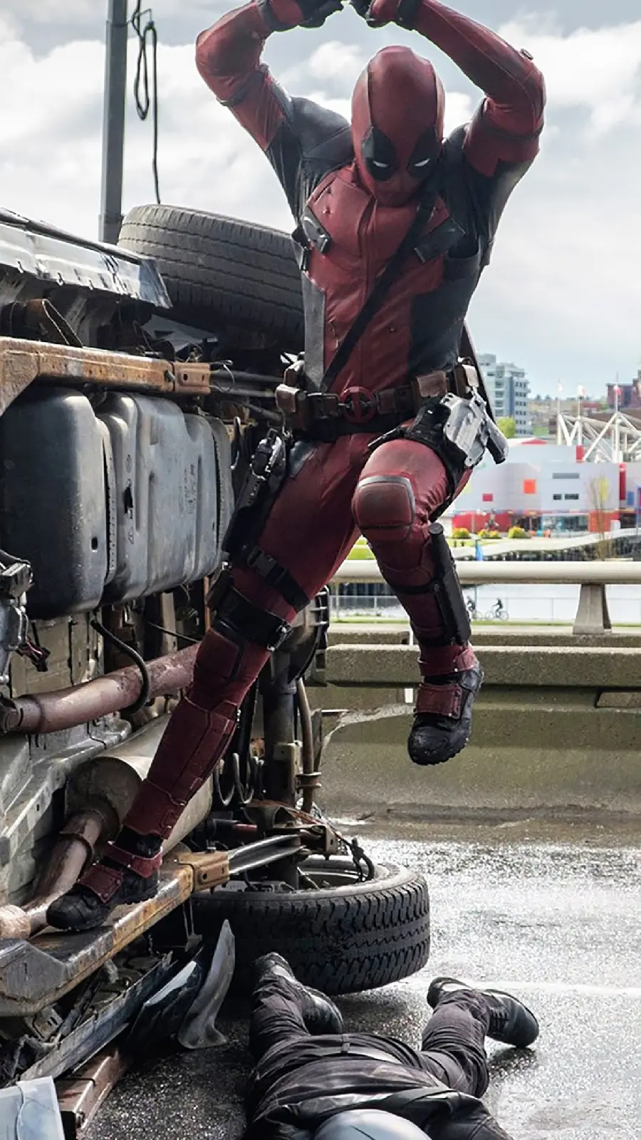 Deadpool fight photo