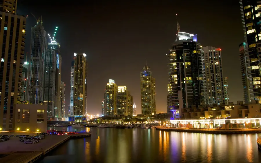 Dubai Night Wallpaper Free Download