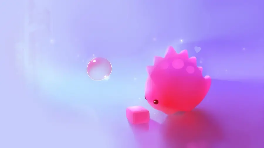 Cute Red Dinosaur