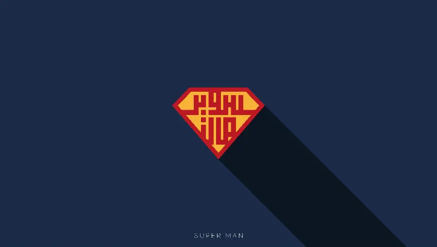 Minimalist Superman Wallpaper