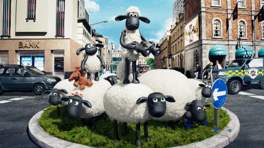 White sheep animation picture hd quality