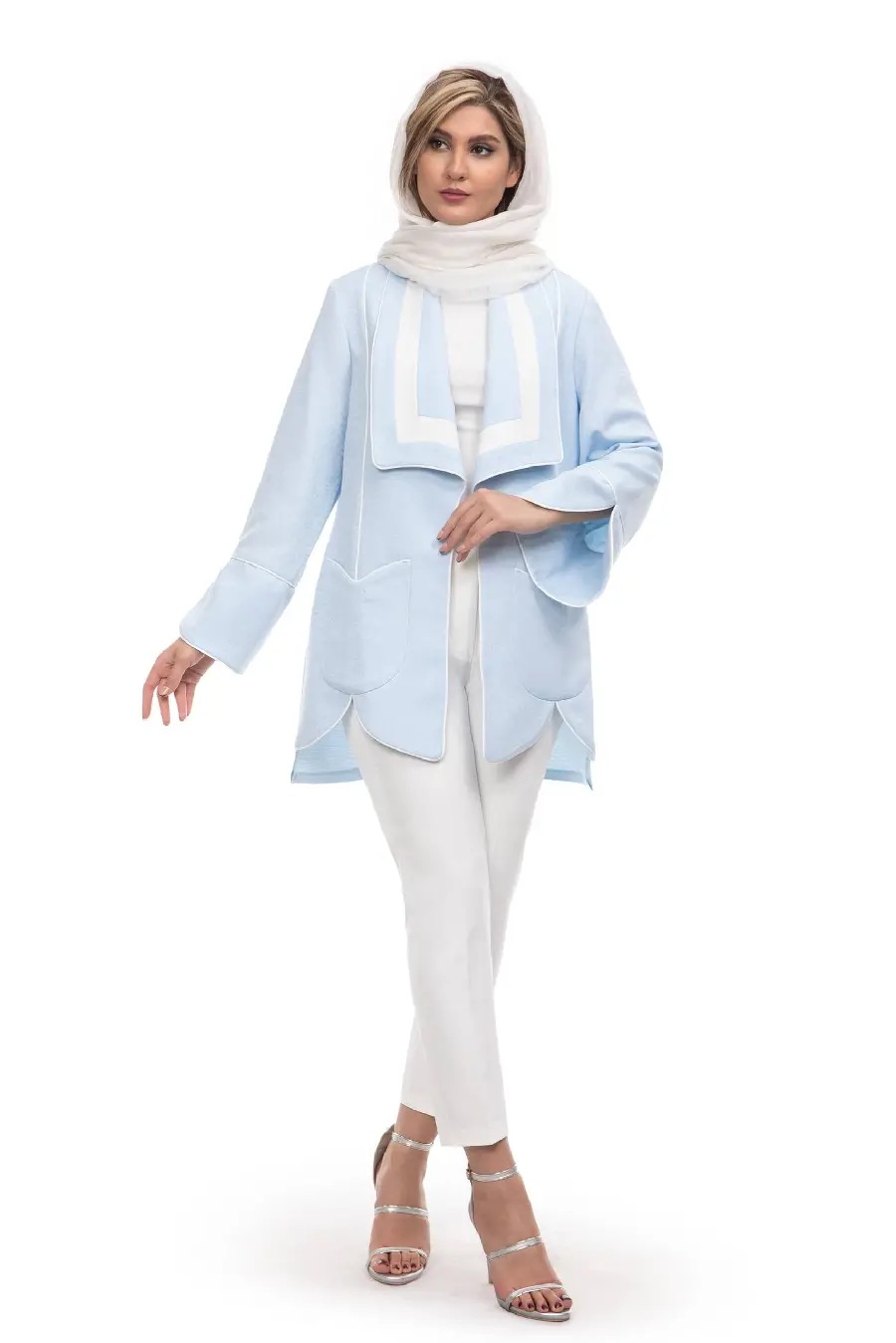 Coat model photo
