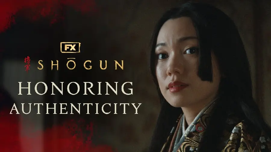 Photo of the female character in the Shogun series
