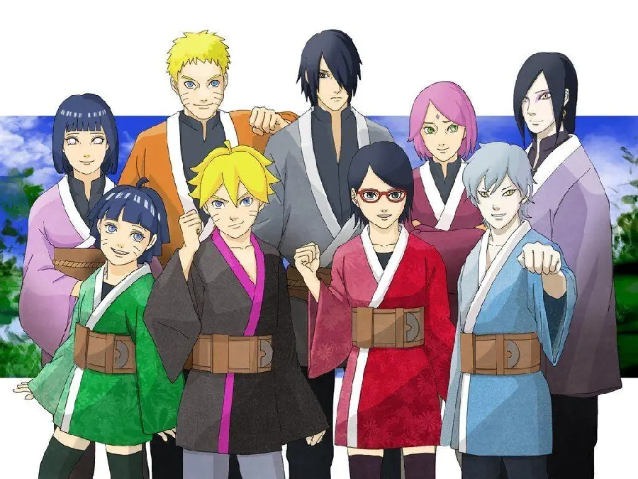 High quality photo of fighting anime family