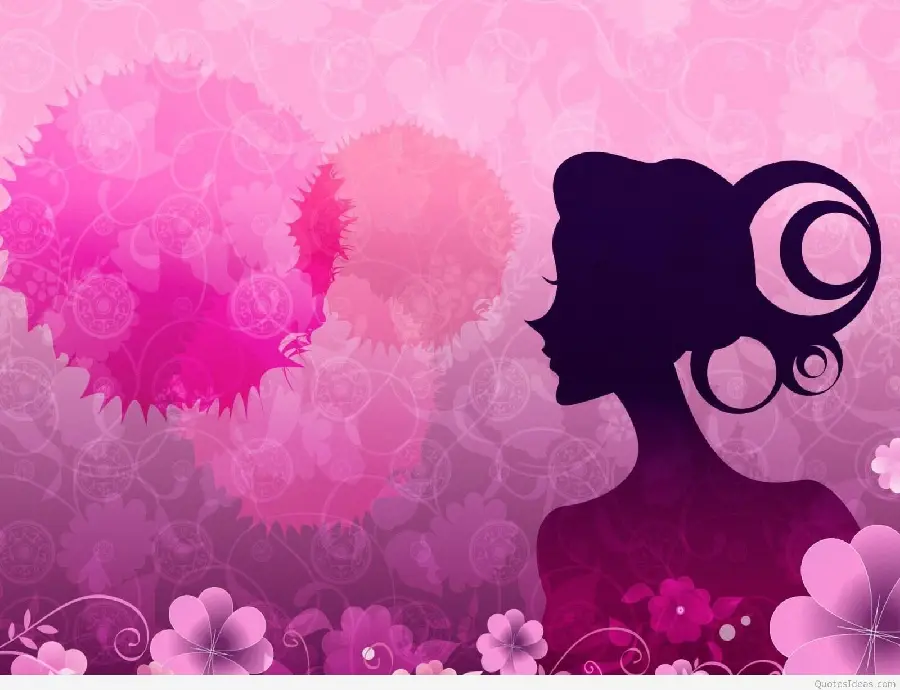 A beautiful photo of International Women's Day on March 8. We congratulate all brave and strong women