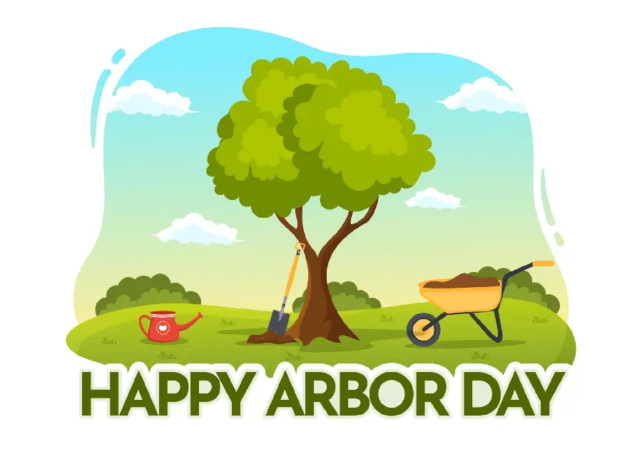 Photo of the World Arbor Day greetings for content creation