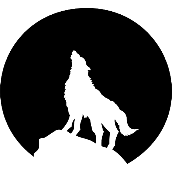 The most popular simple howling wolf drawing wallpaper png