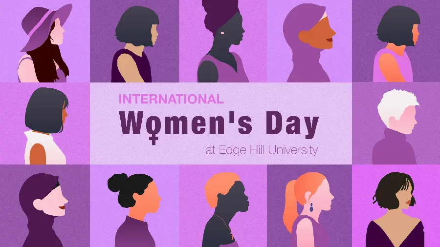 A photo of strong and fighting women to congratulate Women's Day on March 8