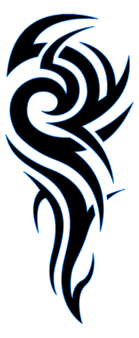 Graphic Design Shoulder Tattoo PNG