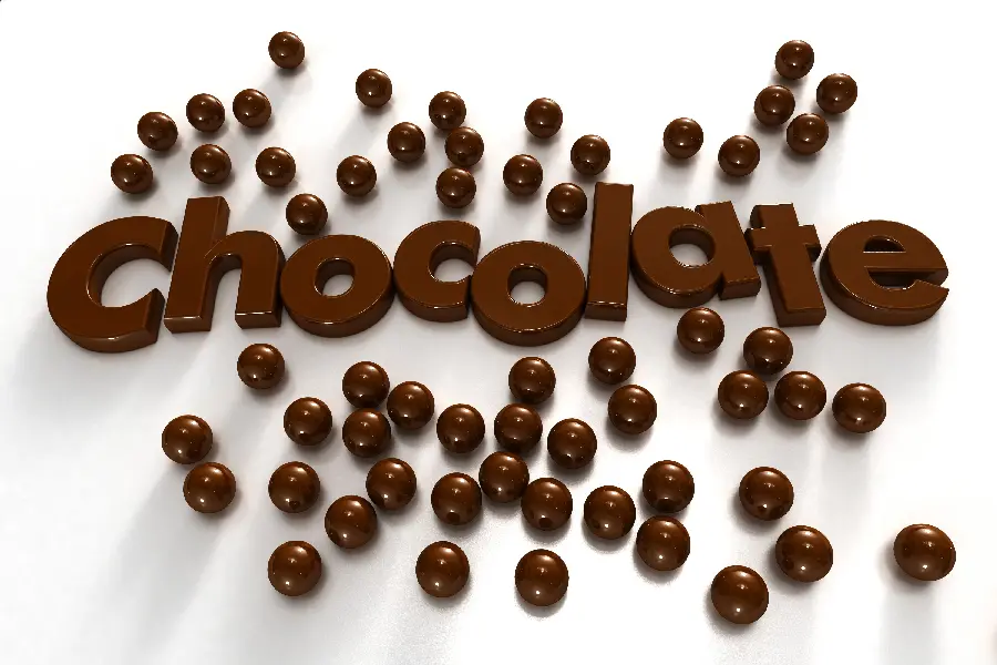 Quality image of small cocoa chocolate balls