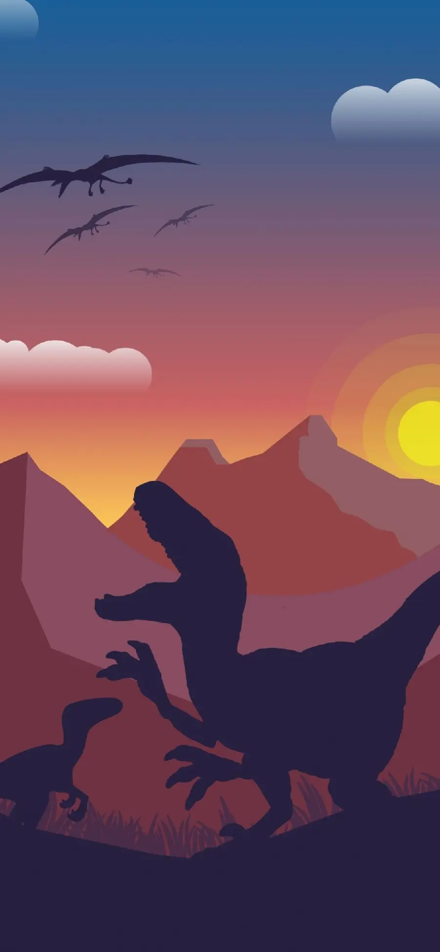 Download simple high quality dinosaur wallpaper