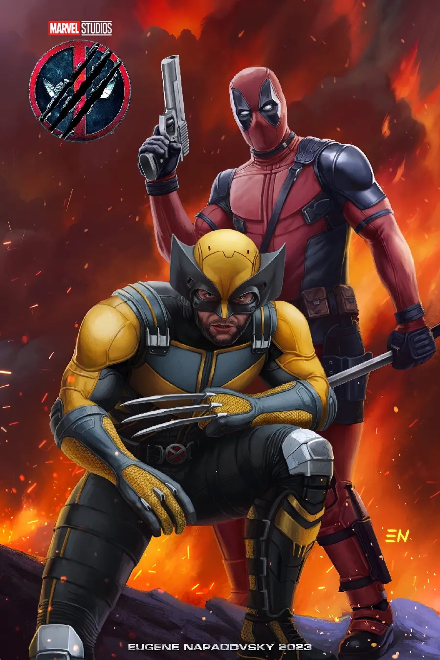 Image of Deadpool and Wolverine playing