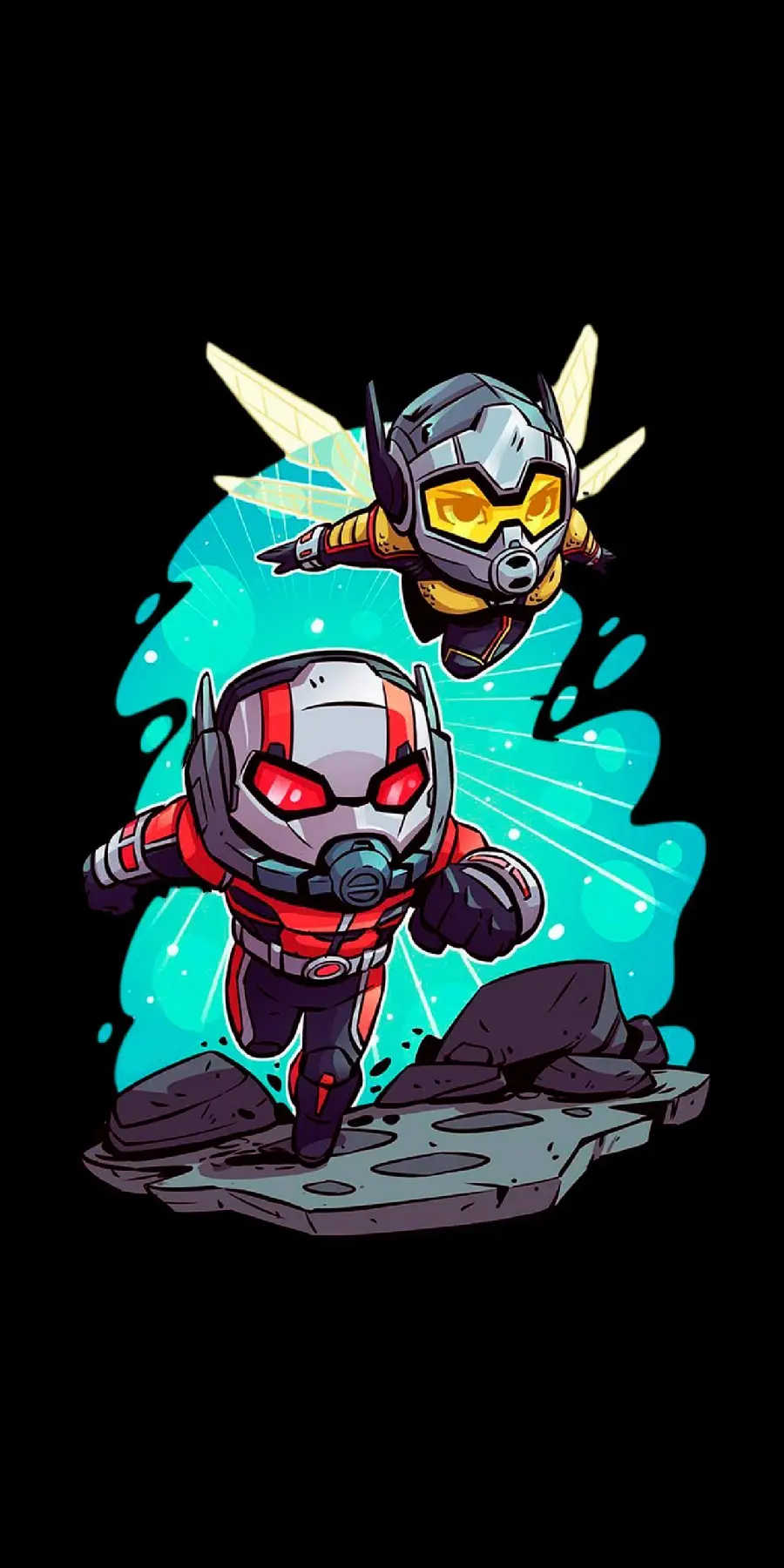 Animation photo Ant-Man and the Wasp designed for iPhone