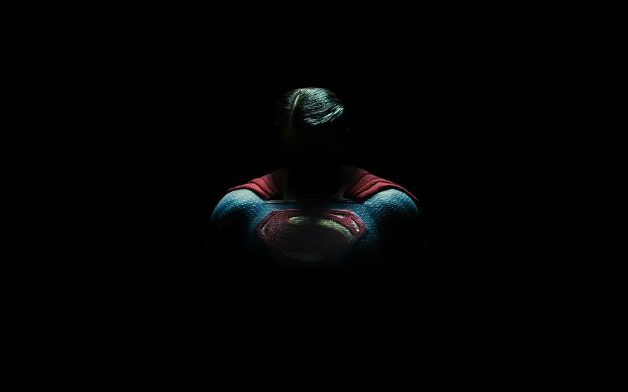 Minimal Superman Background Photo