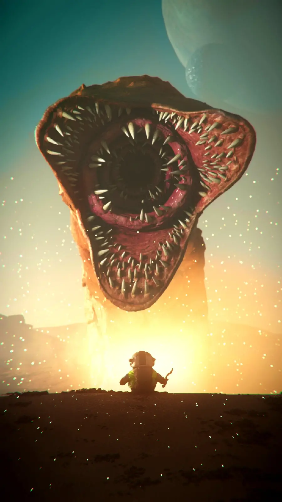 Science fiction background photo for phone