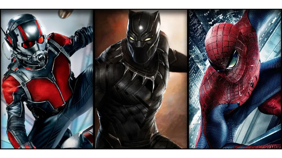 Marvel Ant-Man Black Panther and Spider-Man for Desktop Wallpaper