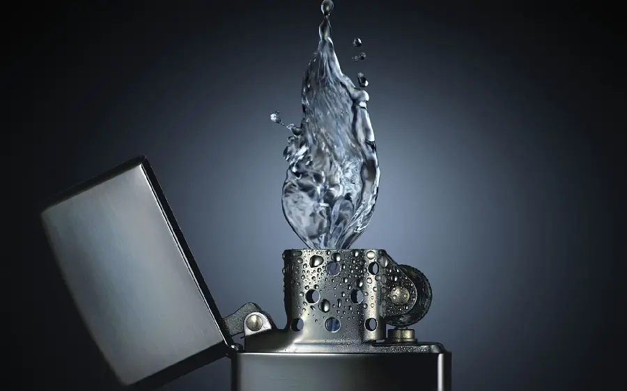Abstract Water Lighter Profile Picture