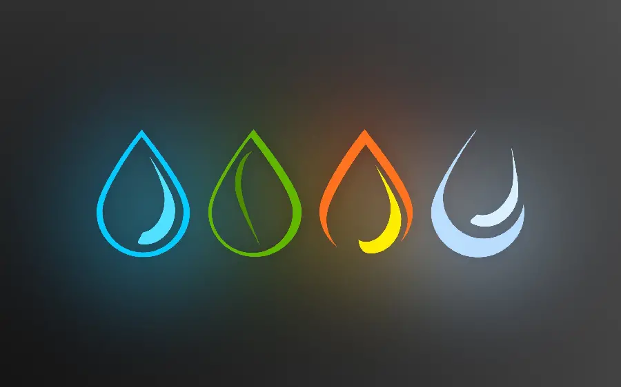 Simple and stylish wallpaper of avatar elements for business profile