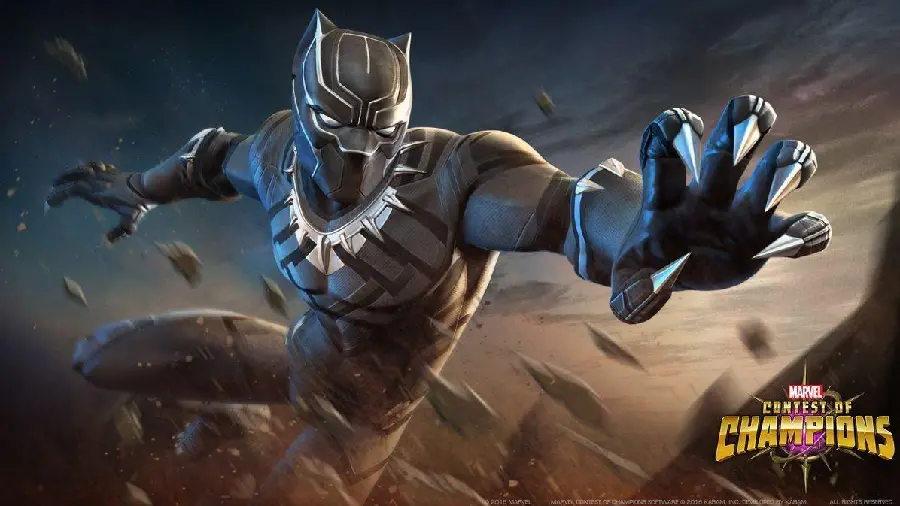 Download Marvel's Cool Black Panther Graphic Image