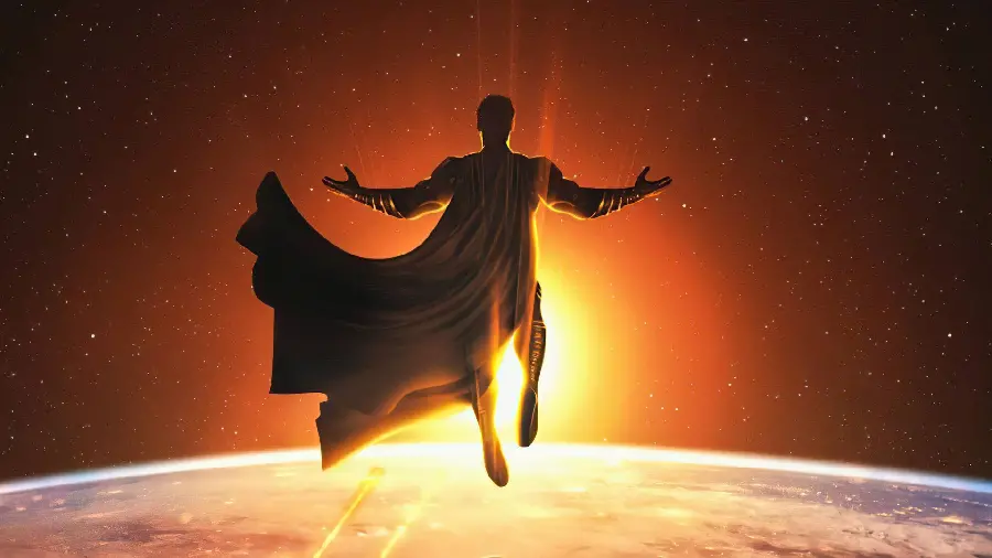 Superman Flying Wallpaper