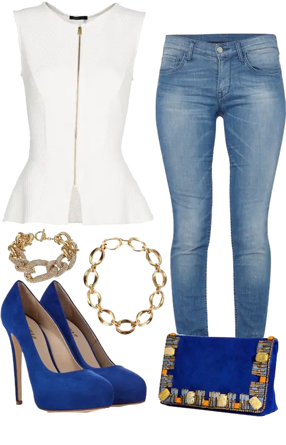 Set of party and special occasions white dress and leggings with bag and shoes