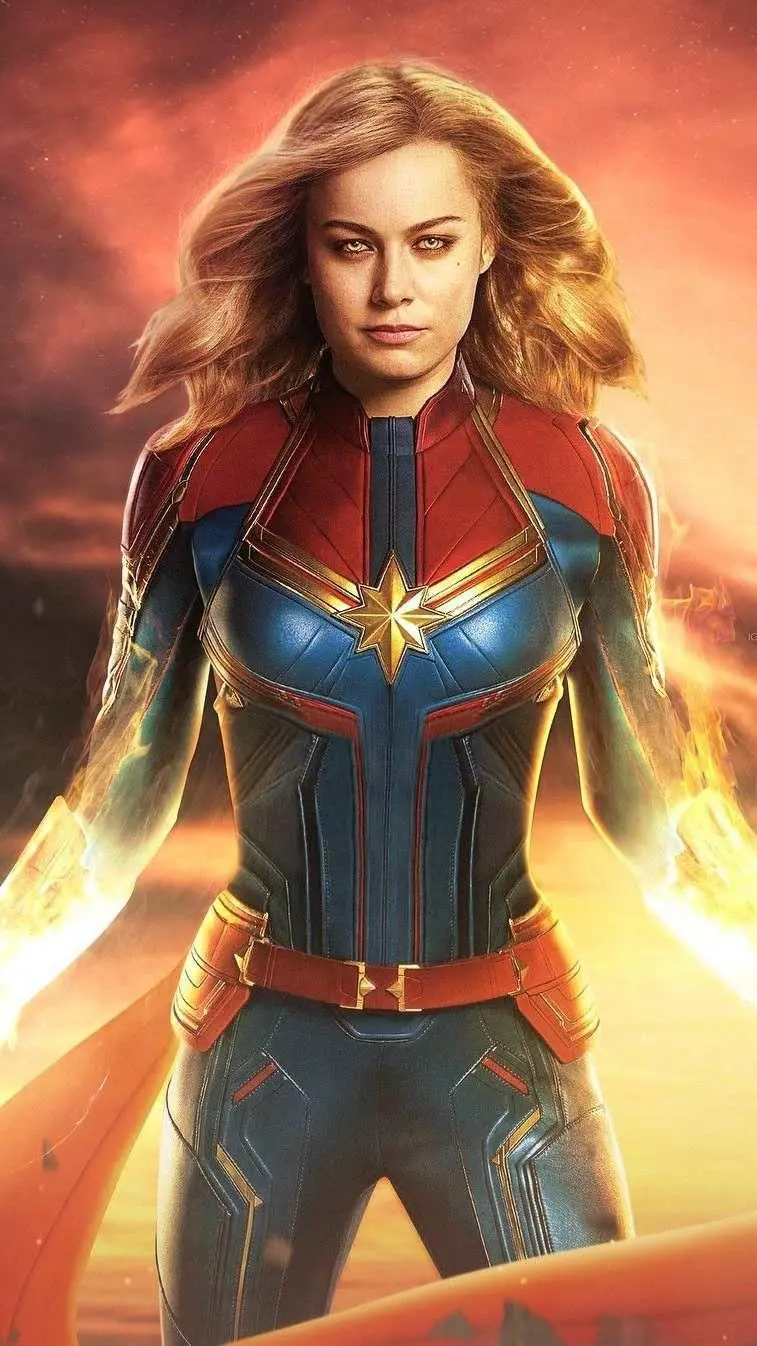 Captain Marvel Background for iPhone