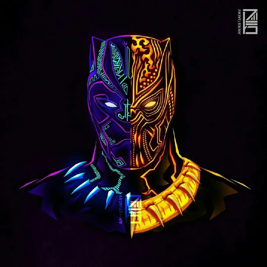 Black Panther King Poster