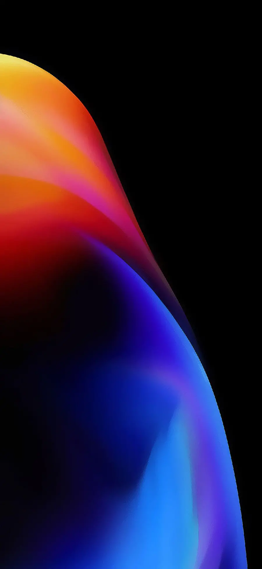 Blue and purple light combination for iPhone wallpaper