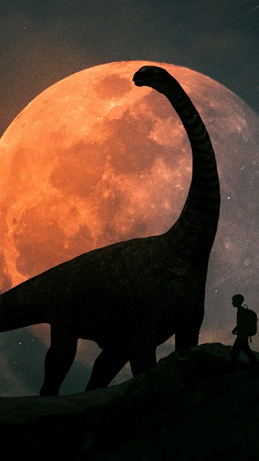 Long-necked dinosaur wallpaper for Samsung mobile