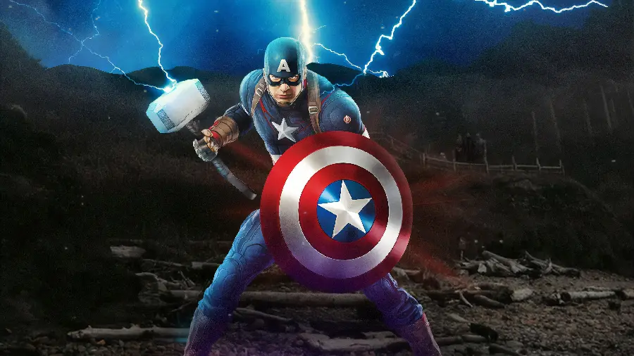 Captain America Costume Photo