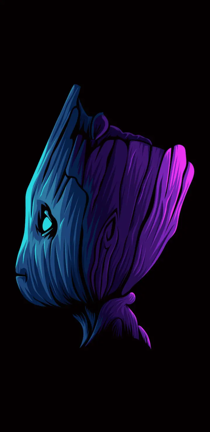 Special and interesting vector image of Groot
