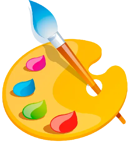 Download painting palettes PNG with beautiful designs